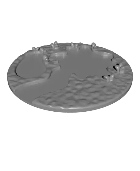 Diorama for Cute Flexi Animals, Snail Edition — modelo 3D