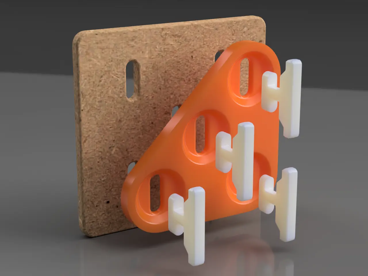 Skadis T-Clip System — modelo 3D