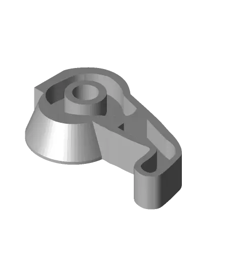 MX 2000 tripod - quick release plate lever — modelo 3D