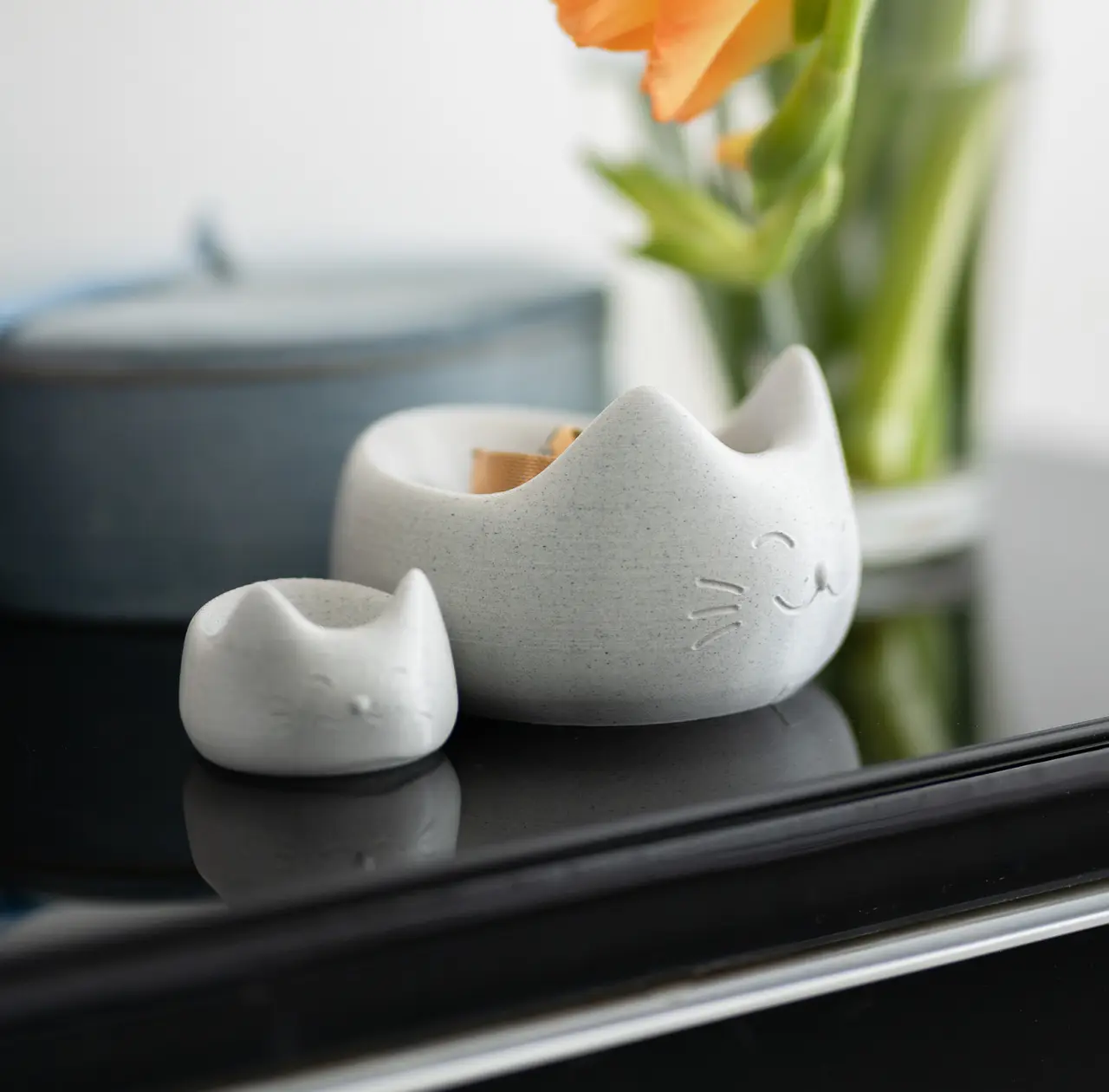 Cute cat bowl — modelo 3D