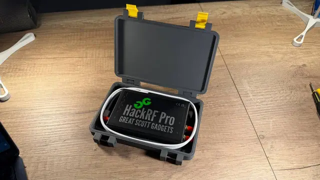 HackRF travel box — modelo 3D