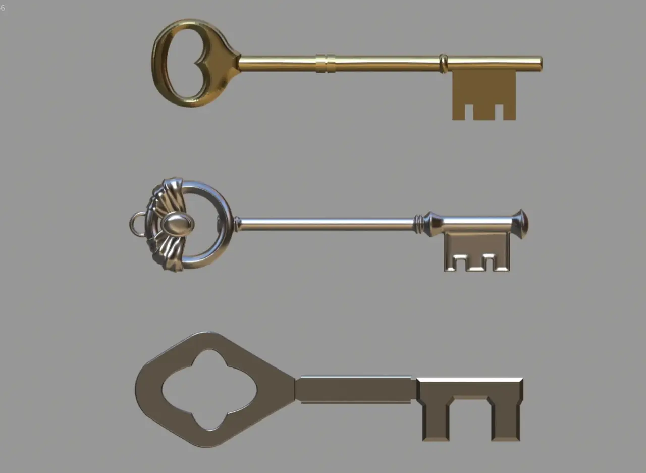 Skyrim Keys — modelo 3D