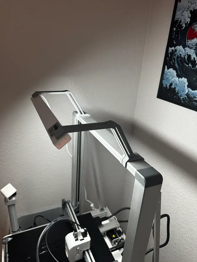 Creality Ender 3 V3 Mega, Clip On Light Bar Mounts — modelo 3D