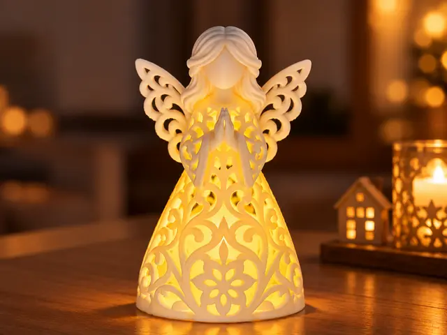 Christmas Angel | Ornamental LED Lantern — modelo 3D