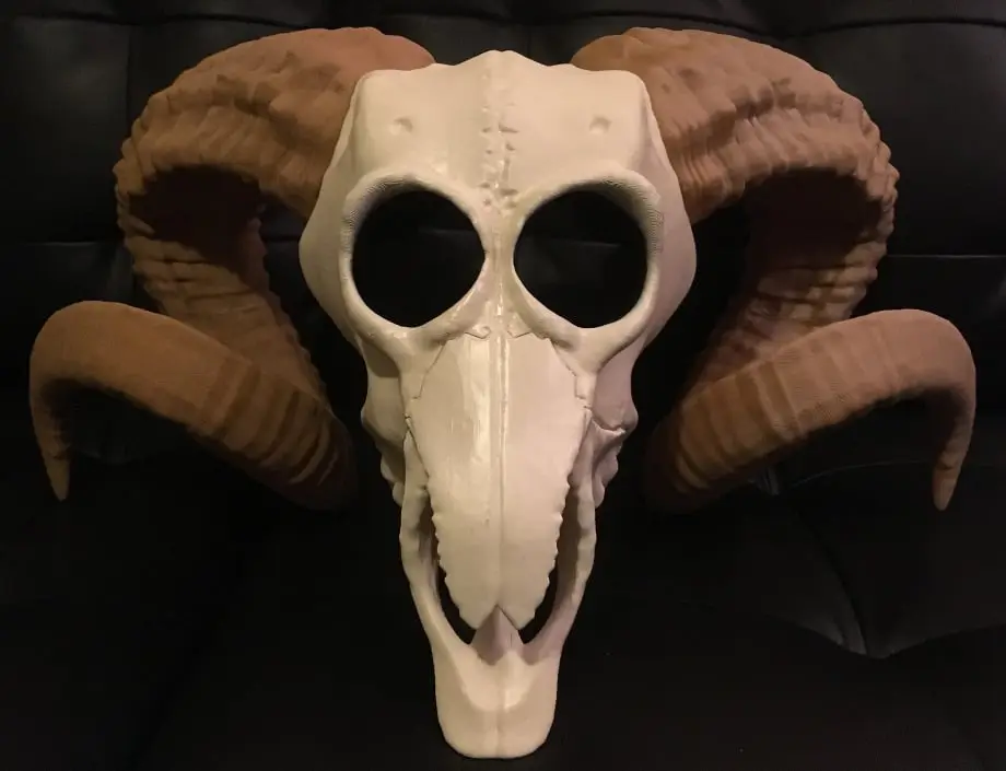 Ram Skull Mask — modelo 3D