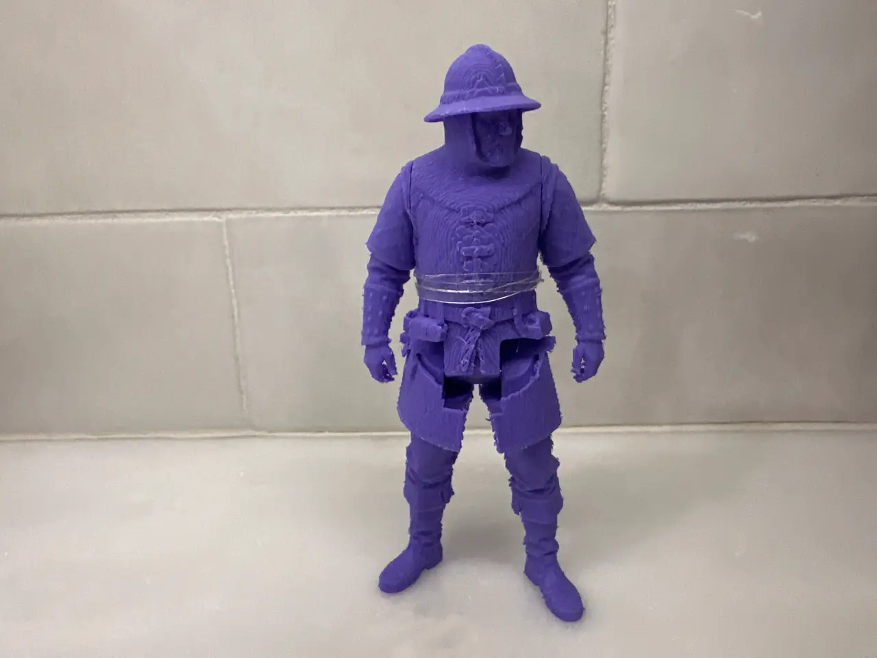 Midevil dude with kenner articulation — modelo 3D