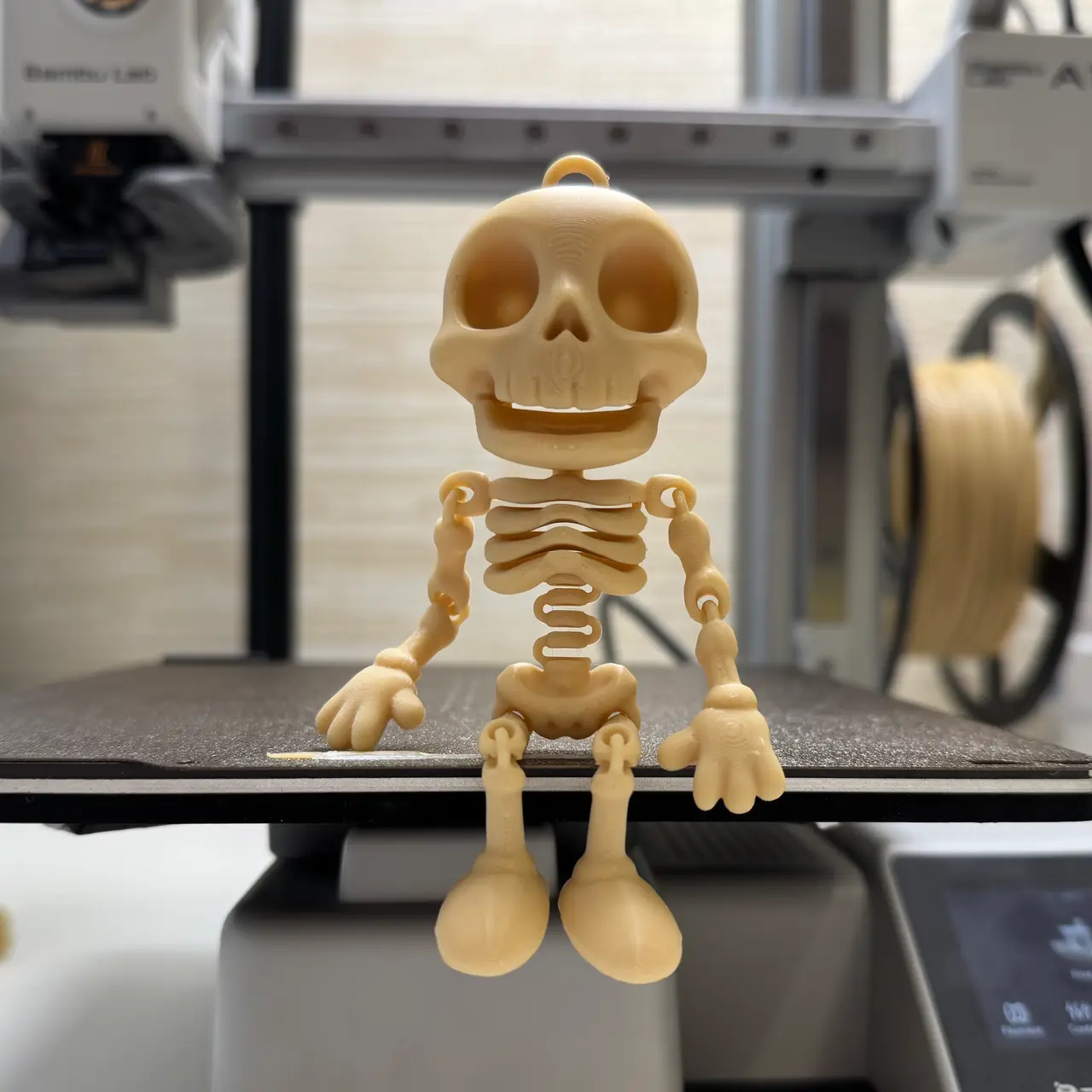 Jolly Skeleton – Articulated, Bouncy, Flexi, Rattly, 3D Printable Fun Buddy — modelo 3D