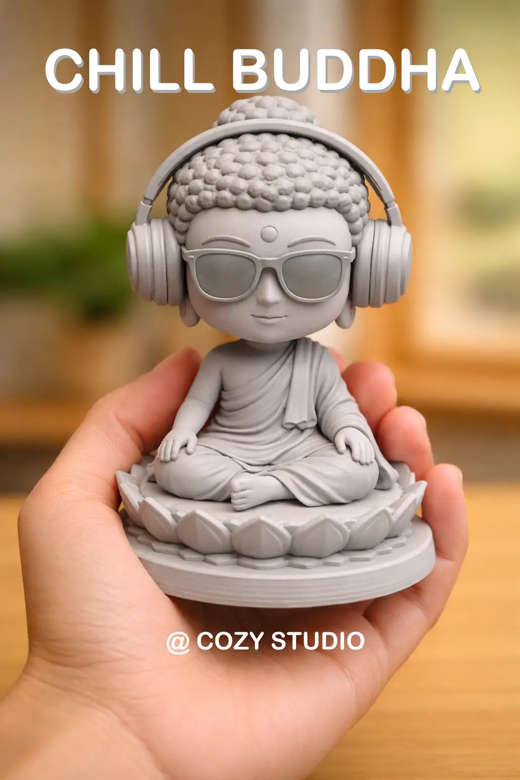 Chill Buddha — modelo 3D