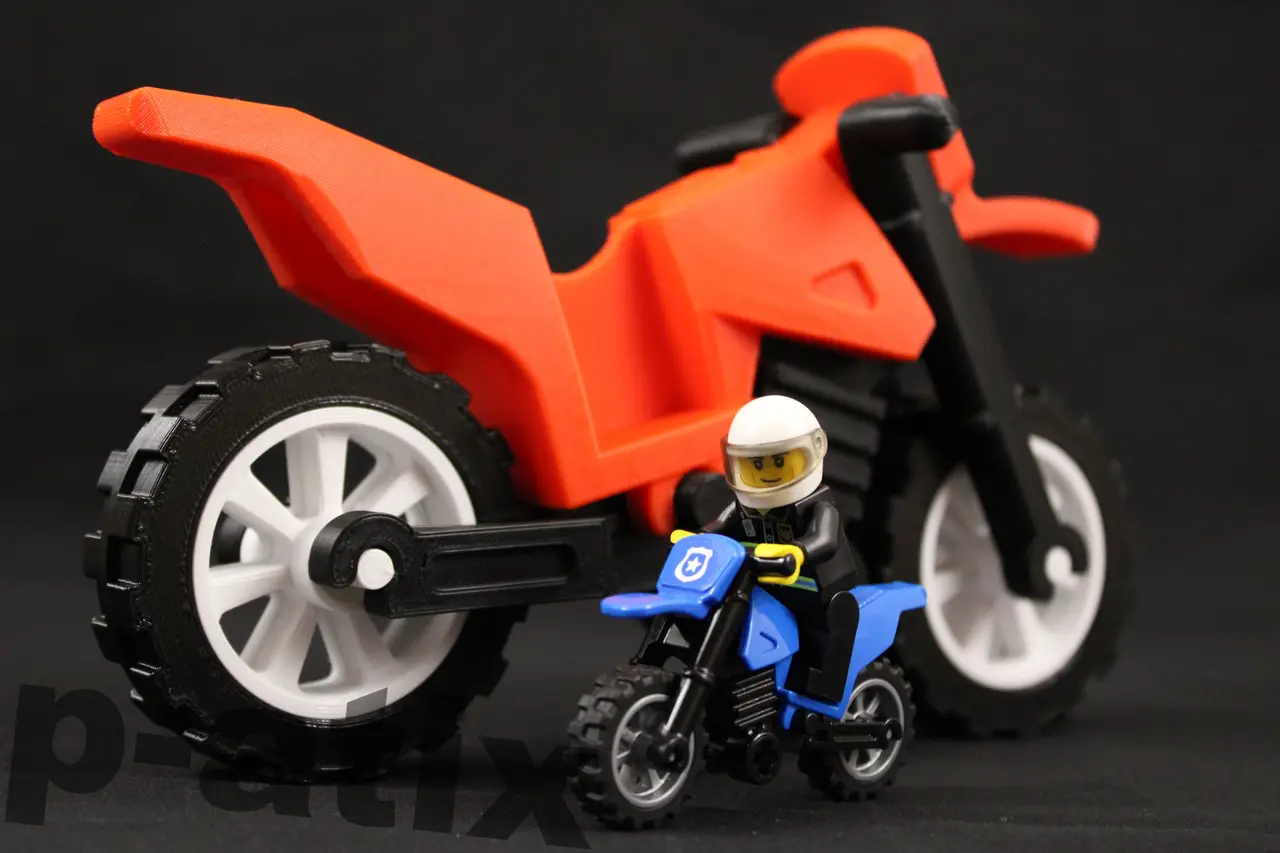 Lego Dirt Bike — modelo 3D