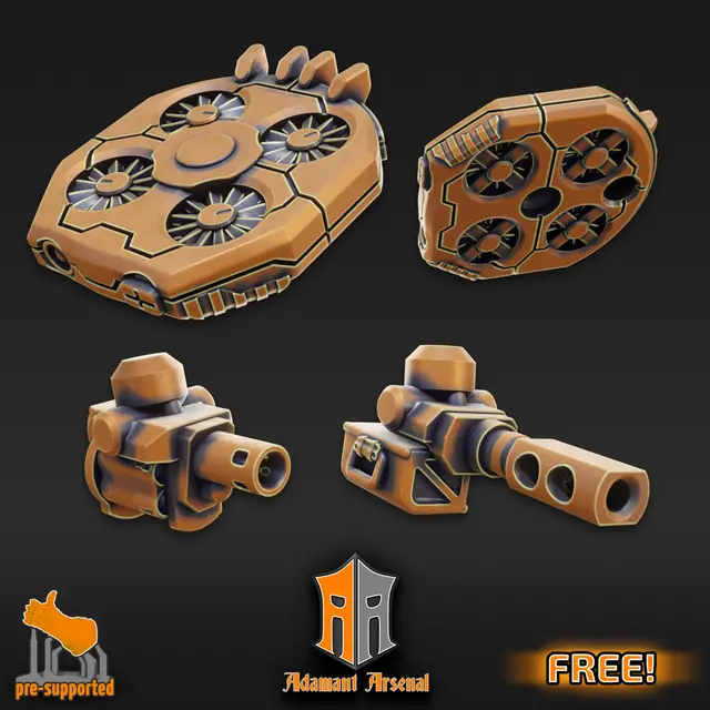 Modular Mechs Vol.1 - Sample Drone — modelo 3D