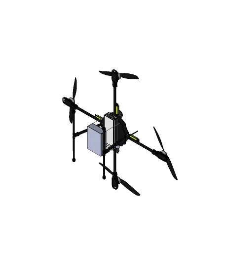 Quadcopter — modelo 3D