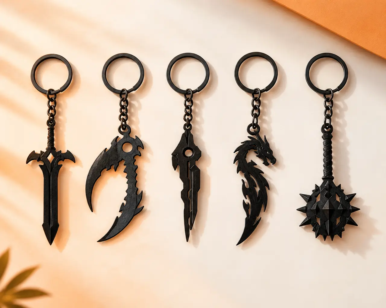 keychain set — modelo 3D