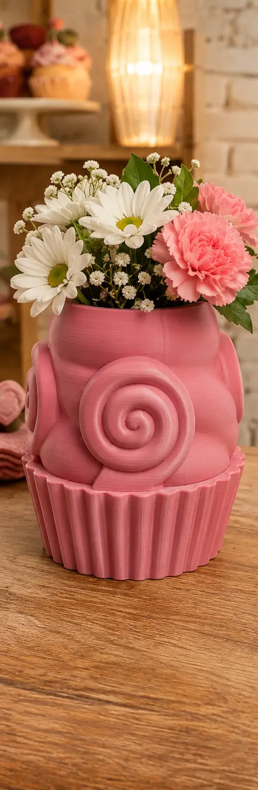 Cupcake Vase — modelo 3D