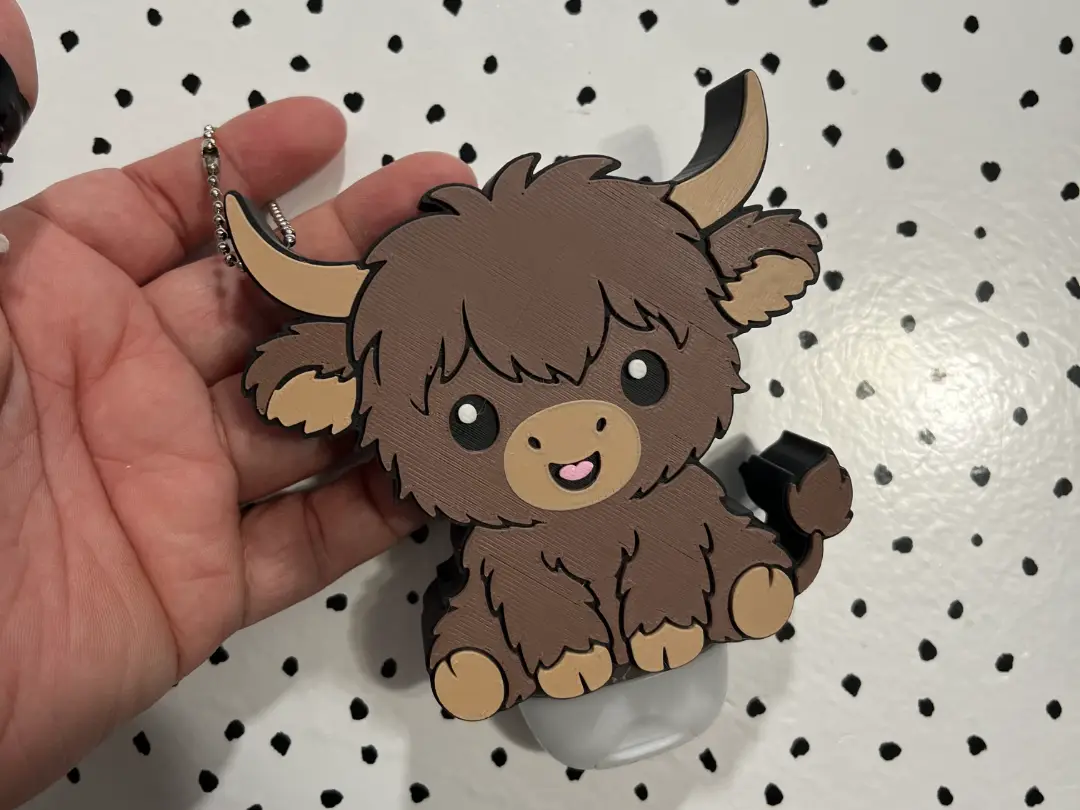 BBW PocketBac Highland Cow Boy — modelo 3D