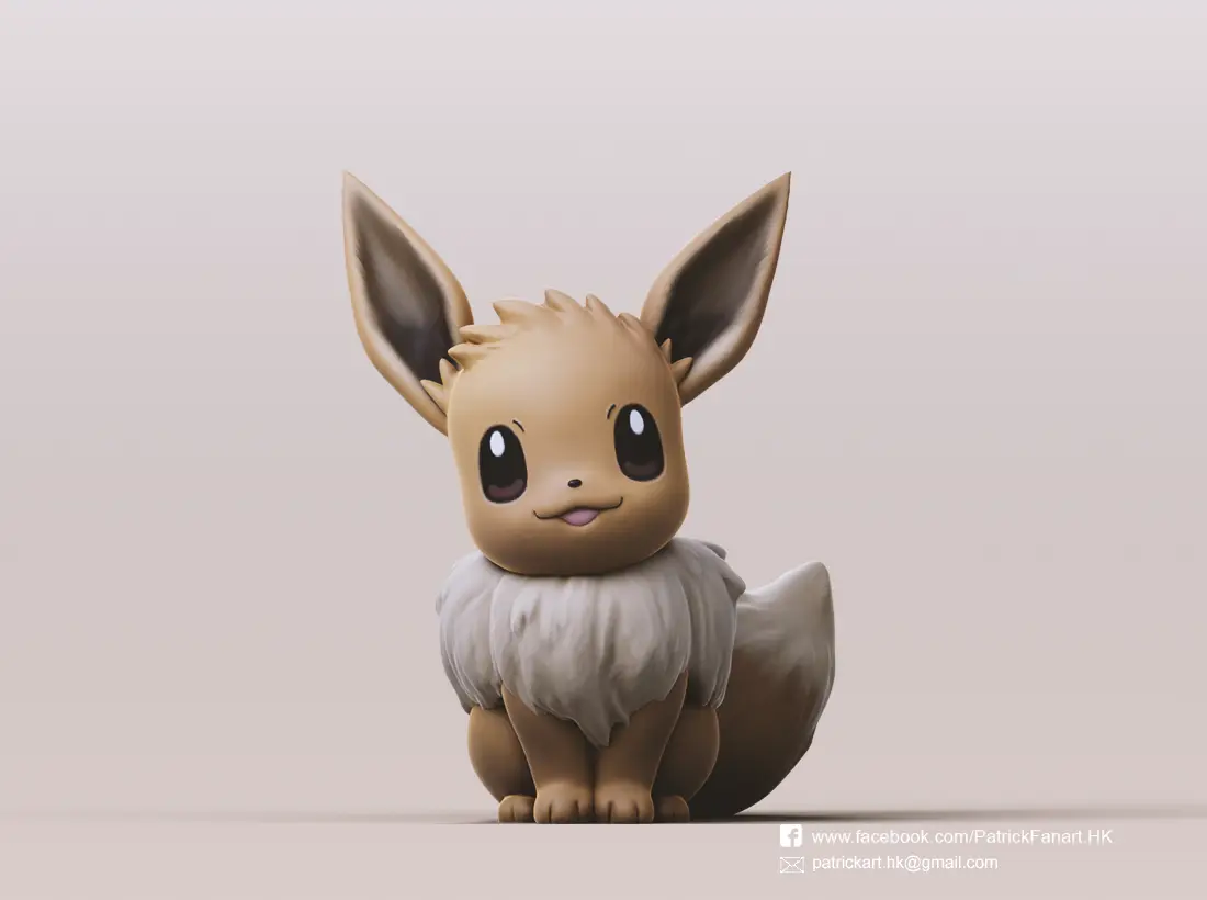Eevee(Pokemon) — modelo 3D