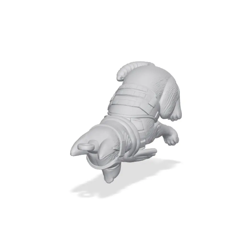Tactical dog Christmas ornament — modelo 3D