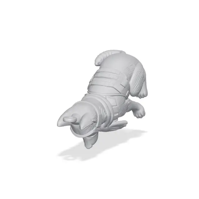 Tactical dog Christmas ornament — modelo 3D
