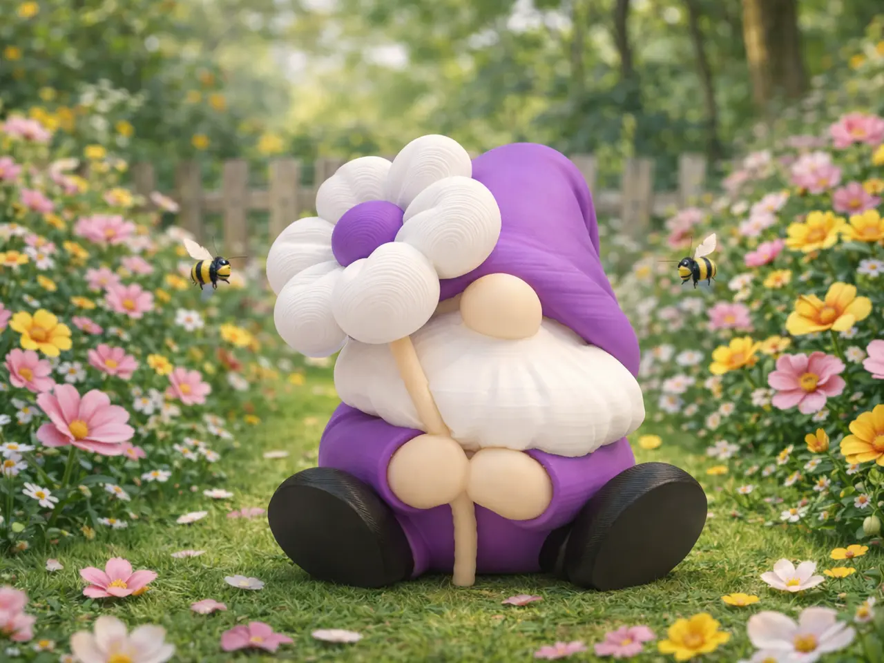 Finn Spring Blossom Gnome -Cozy Fantasy Collection — modelo 3D