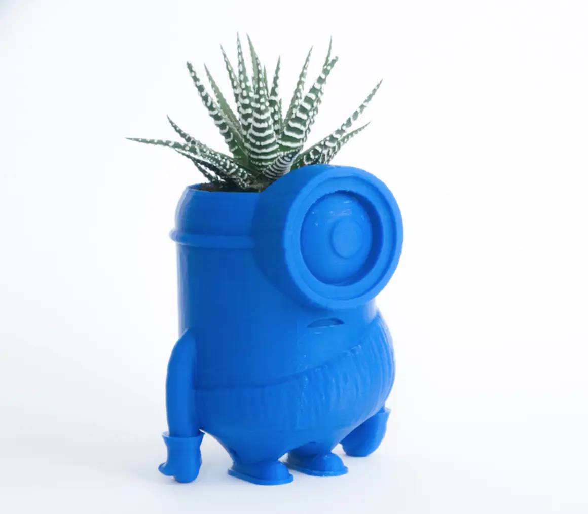 Minion stone age planter — modelo 3D