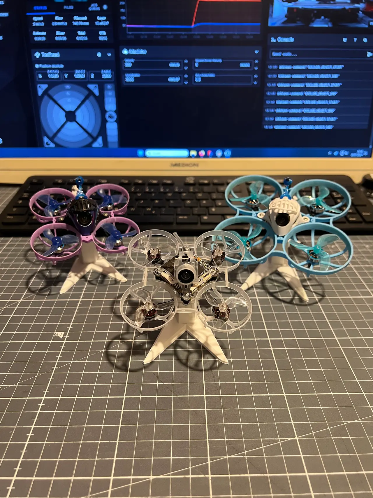 Modular Tinywhoop Stand for 65mm, 75mm and 85mm drones — modelo 3D