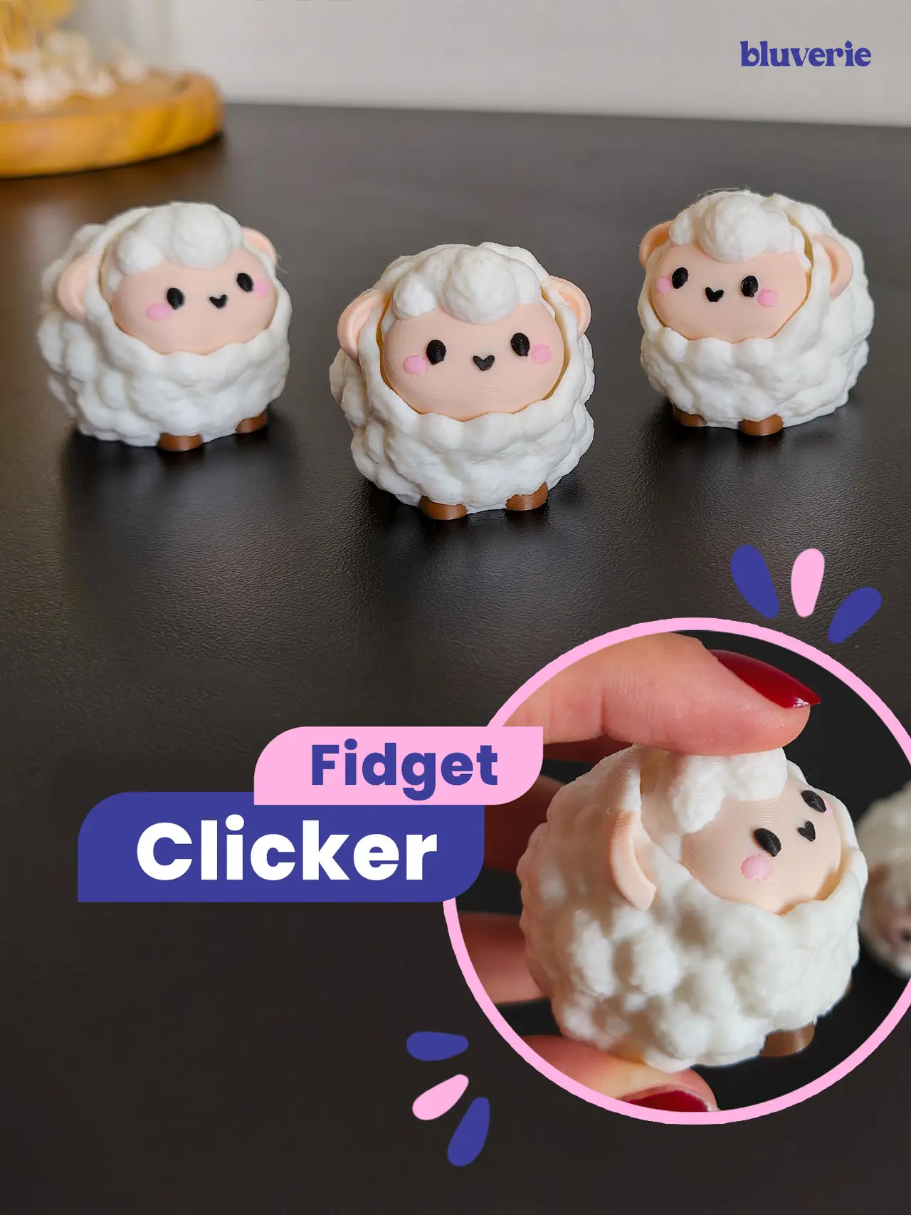 Sheep Fidget Clicker — modelo 3D