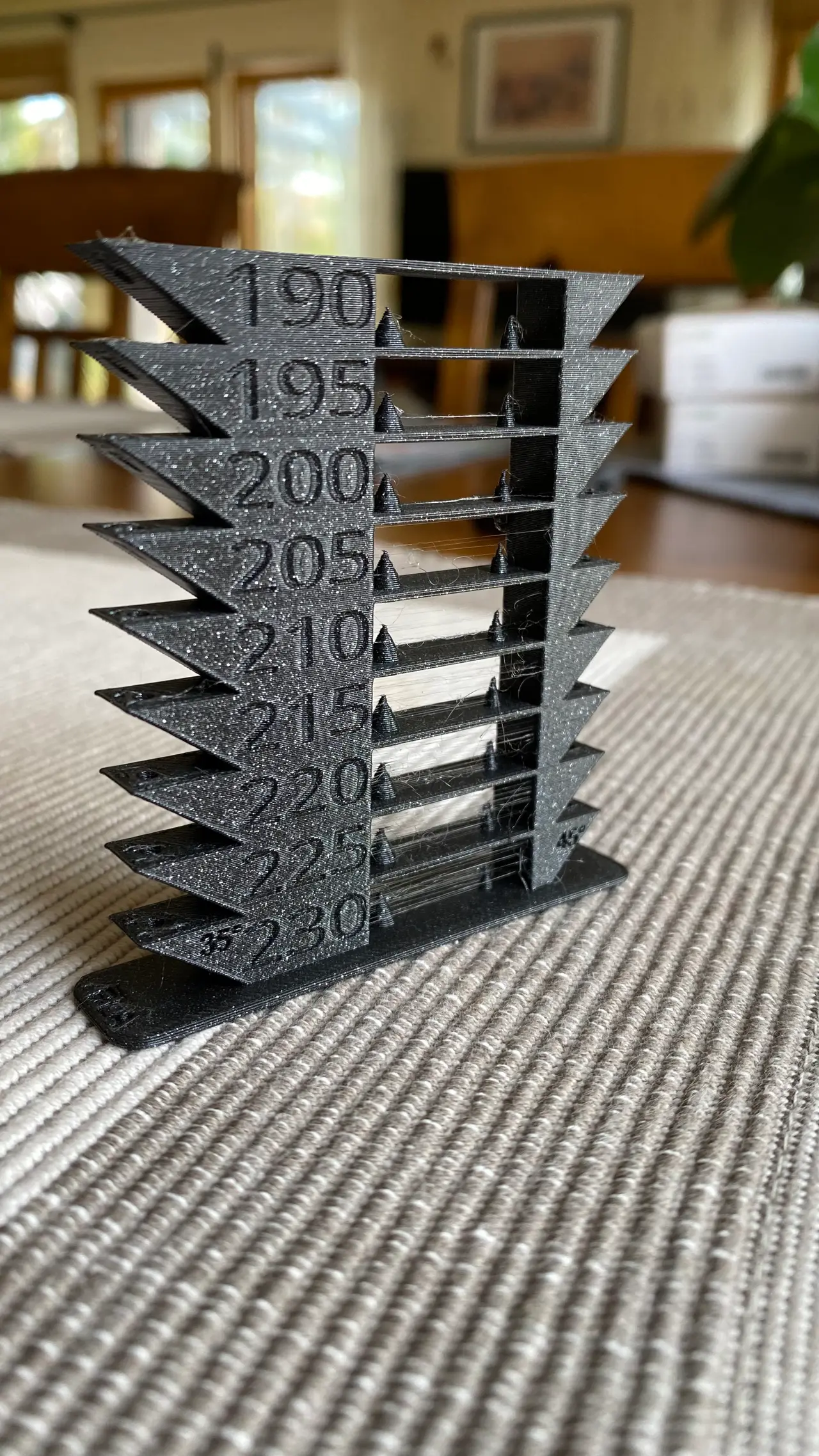 Temp Tower PLA Prusa Mini+ — modelo 3D