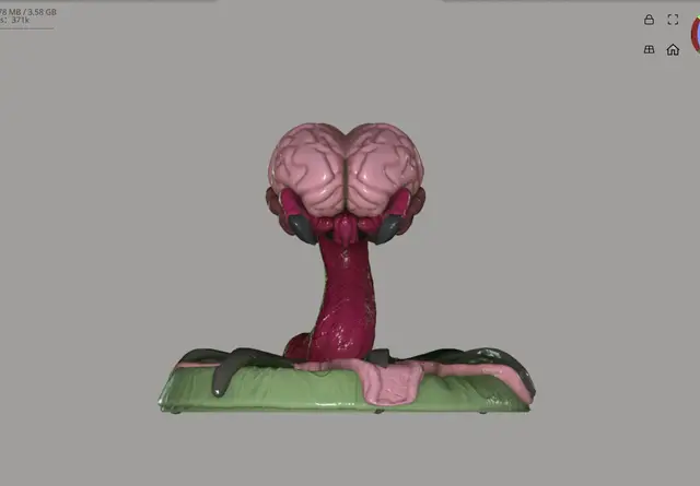 Brain Beast — modelo 3D