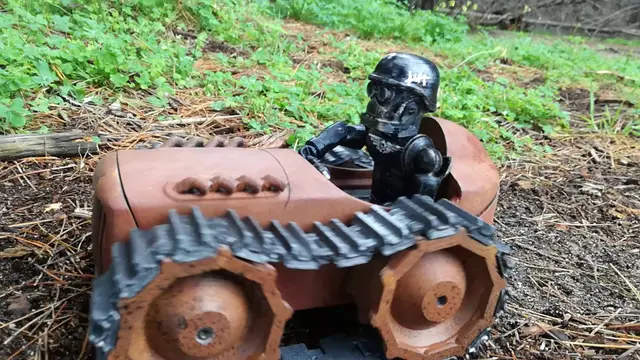 Dieselpunk FPV Tractor Racer — modelo 3D