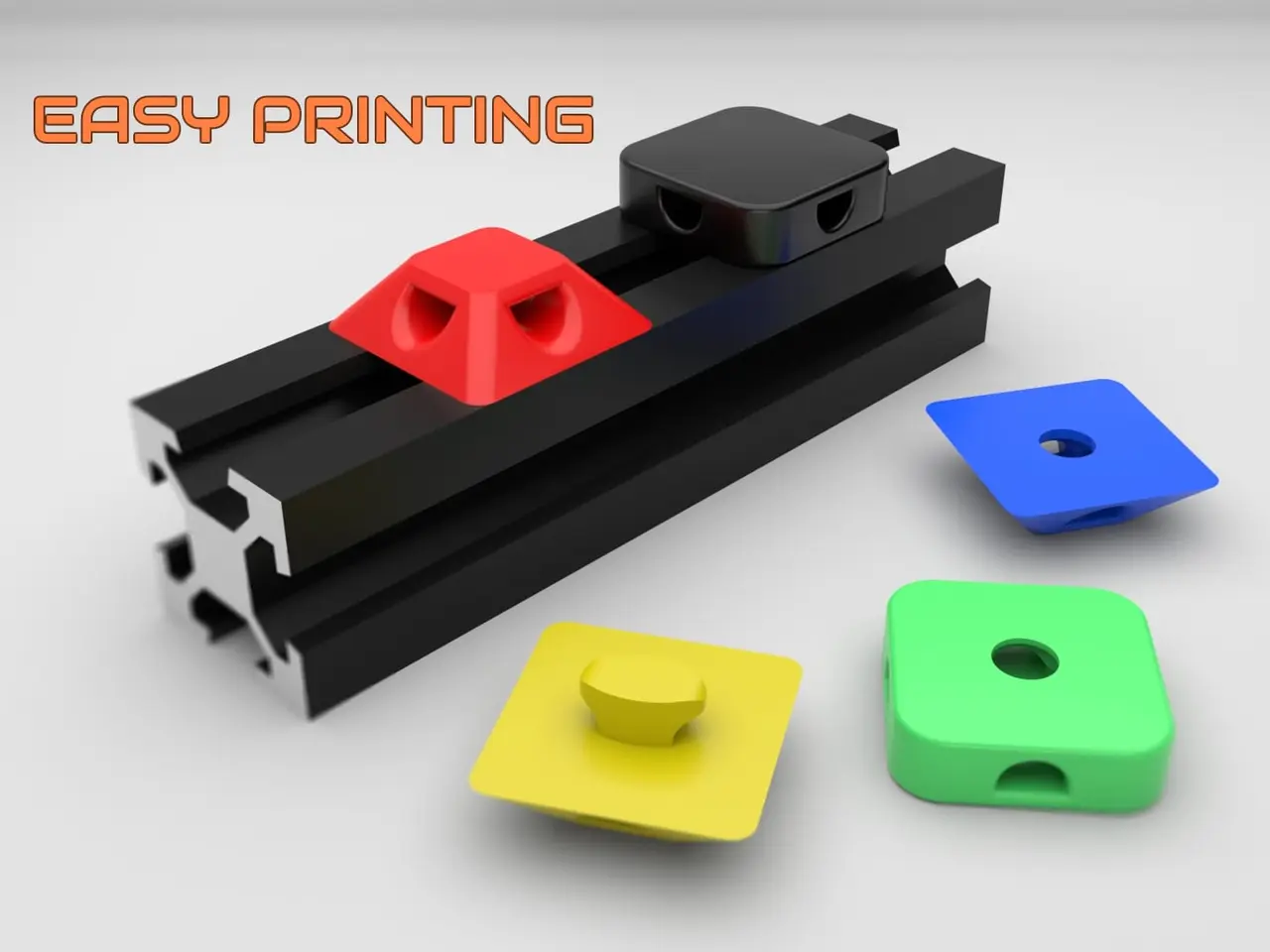 Zip tie mount [20 mm] — modelo 3D