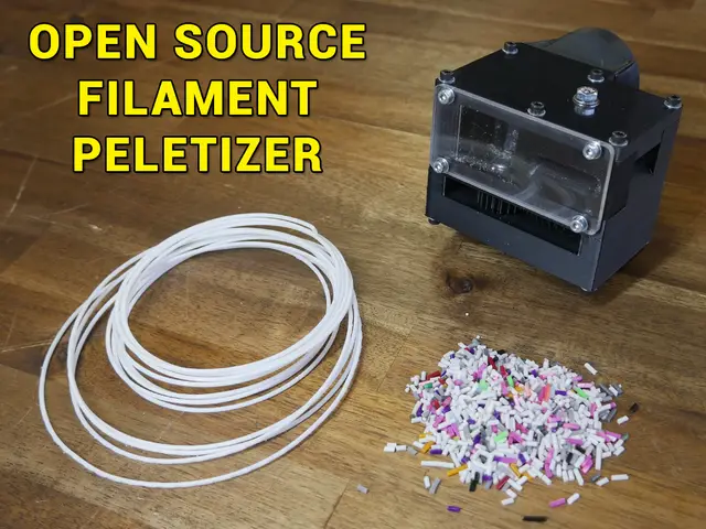 Self feeding open source filament pelletizer — modelo 3D