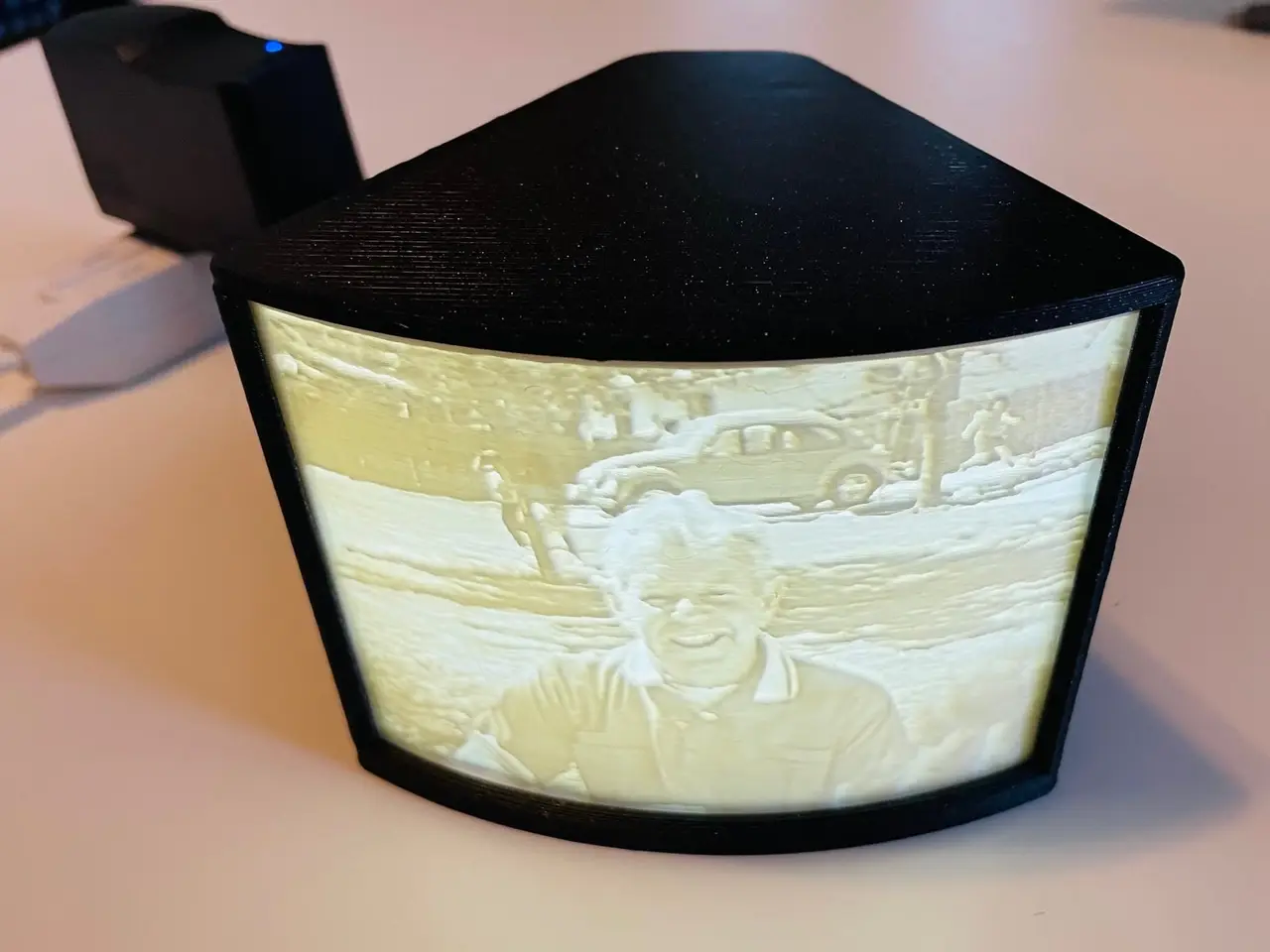 Curved Lithophane Box — modelo 3D