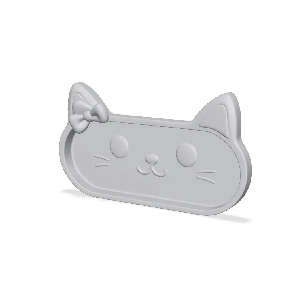 Cute Cat Glasses Holder Tray — modelo 3D
