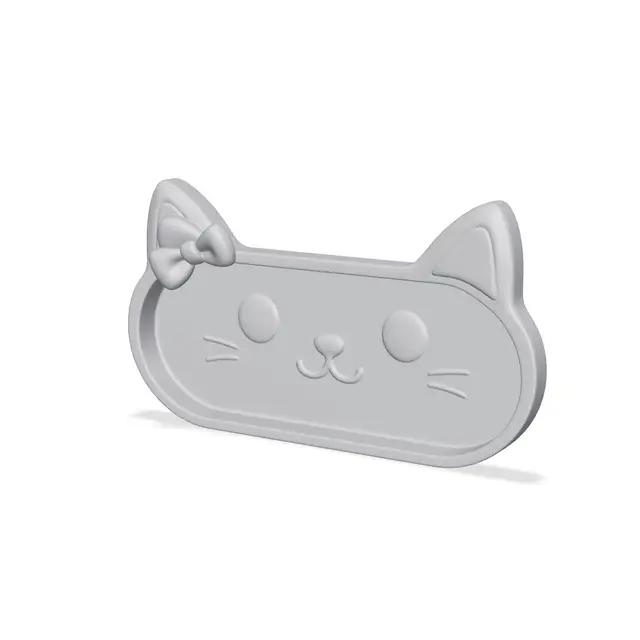 Cute Cat Glasses Holder Tray — modelo 3D