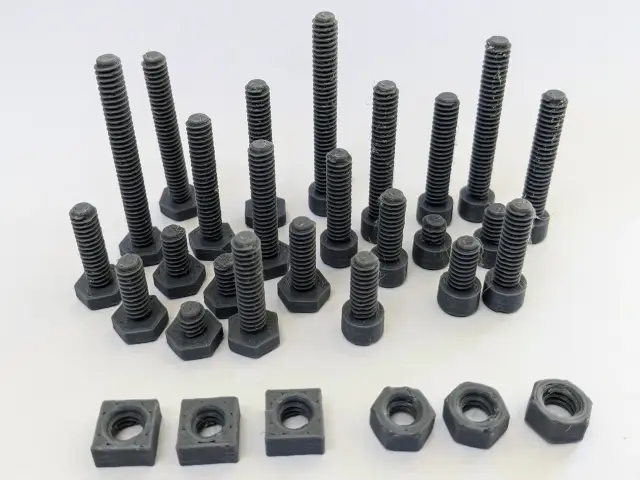 Camera Tripod Bolt Collection UNC 1/4-20 — modelo 3D