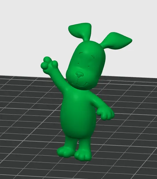 Wally the Waving Dog — modelo 3D