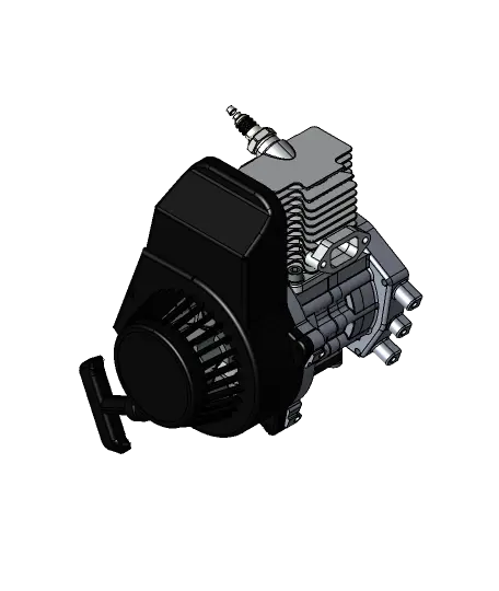 Mini Bike Engine (Motor Mini Moto) — modelo 3D