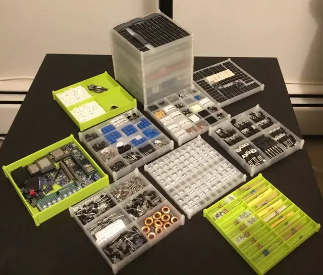 STACKABLE BINS ORGANIZER — modelo 3D