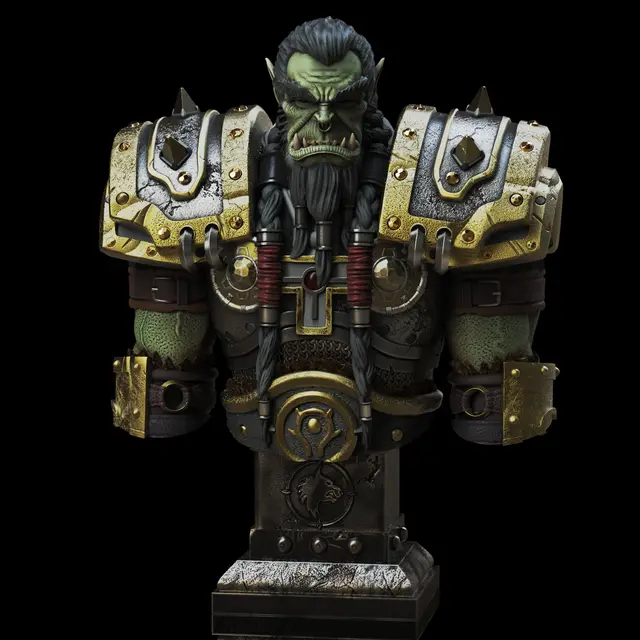 Thrall bust – WoW — modelo 3D