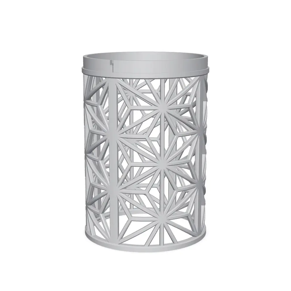 Retro Hexagram Lamp — modelo 3D