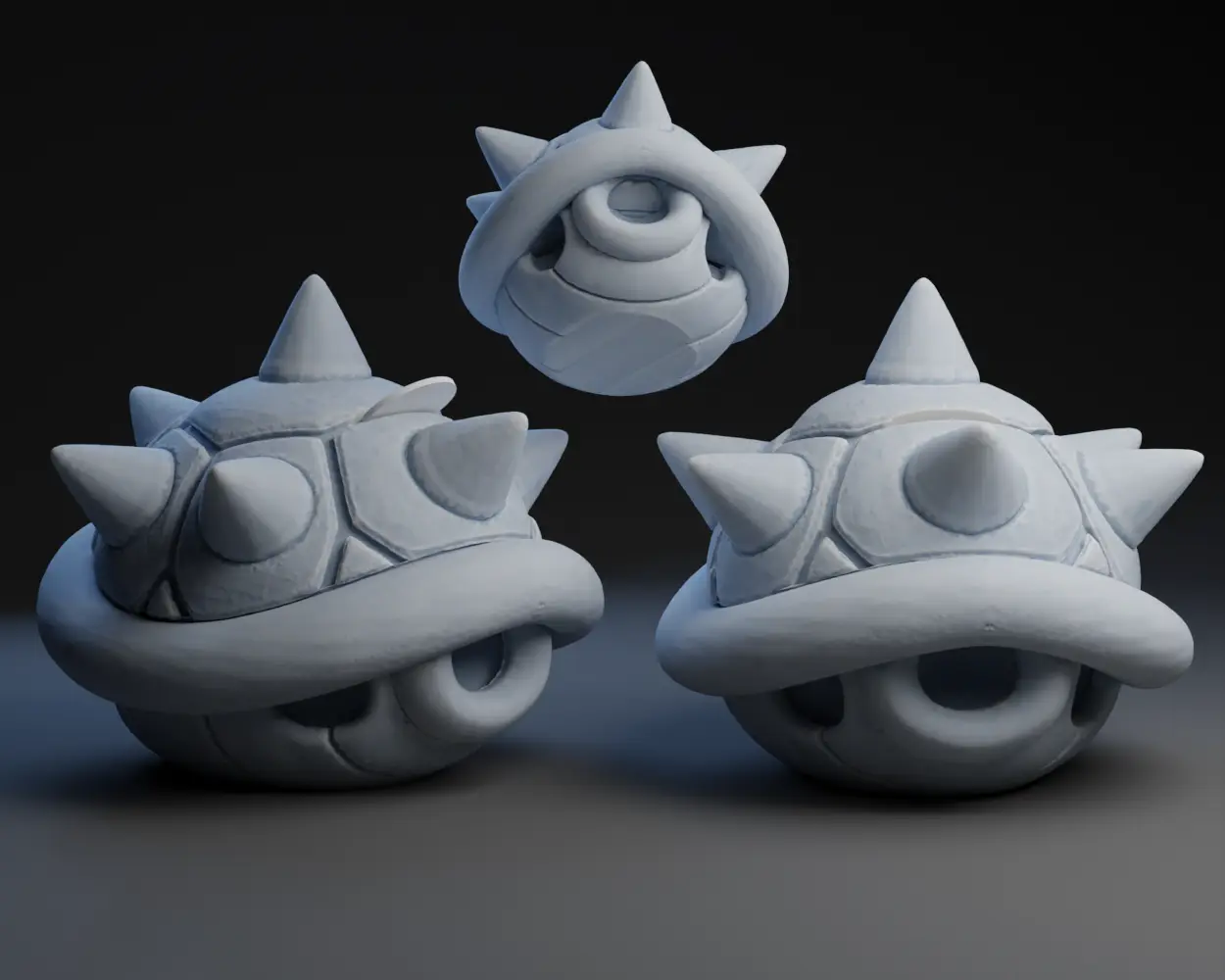 Bowswer Spikey Shell — modelo 3D