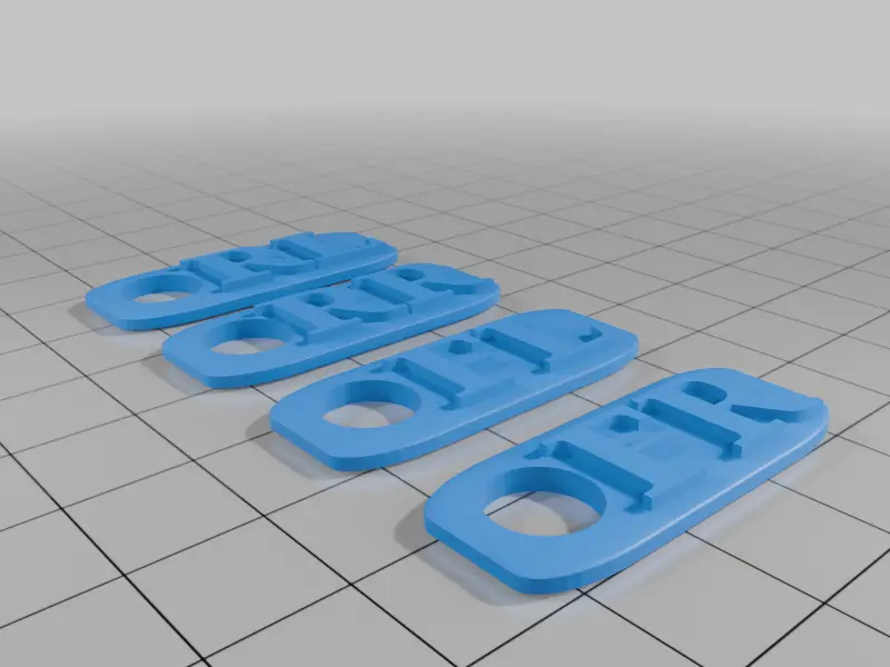 Car tyre ventil marker — modelo 3D