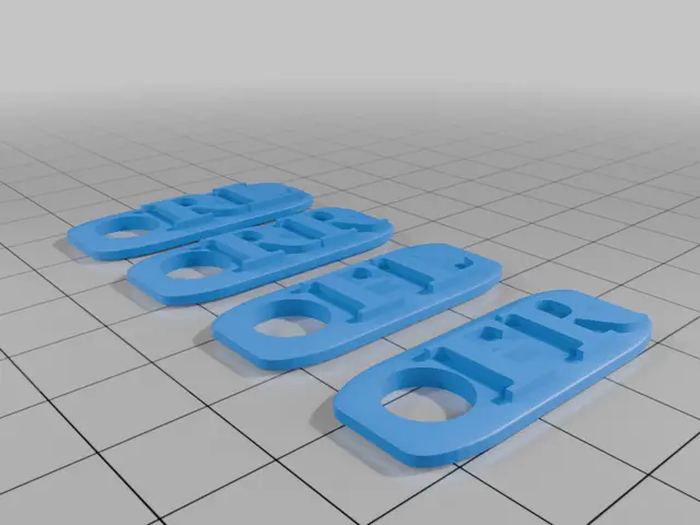 Car tyre ventil marker — modelo 3D
