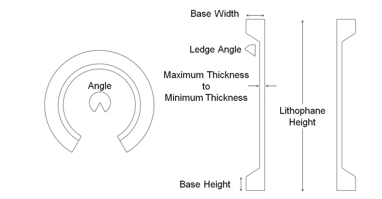 Lithophane Stand — modelo 3D