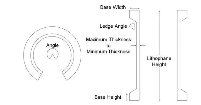 Lithophane Stand — modelo 3D