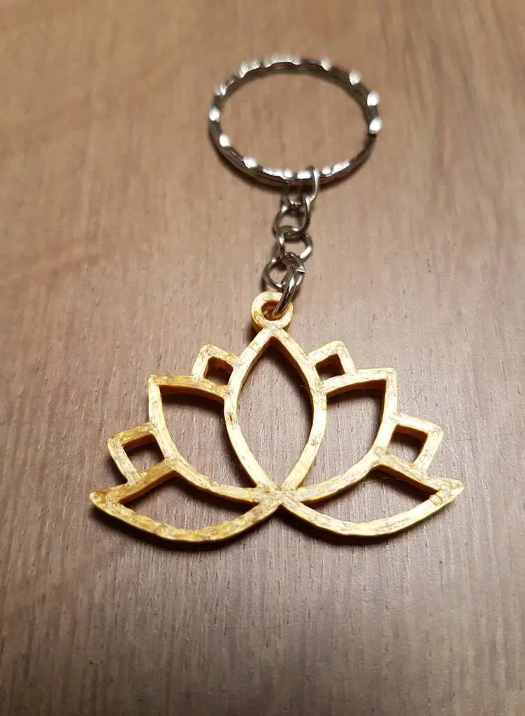 Keychain Lotus — modelo 3D