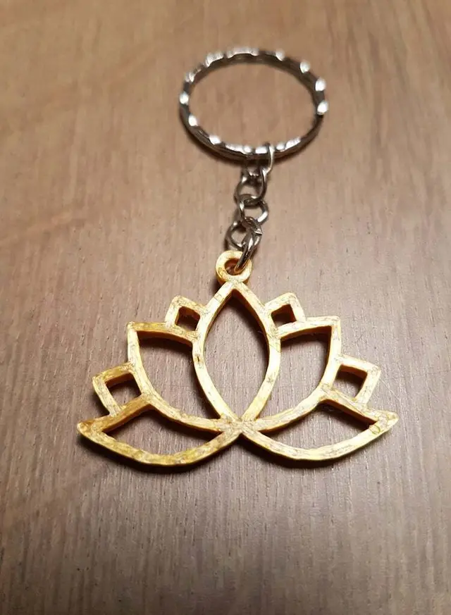 Keychain Lotus — modelo 3D