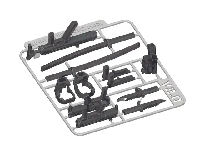 Dummy 13 Weapons Pack Version 2.0 — modelo 3D