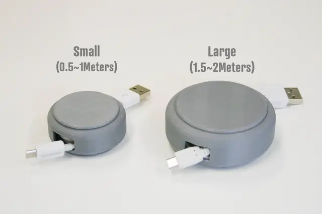 USB Cable Reel — modelo 3D