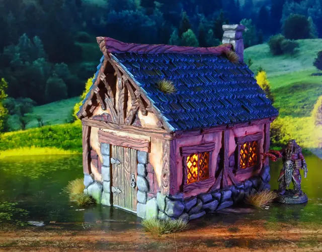 Little Cottage (TabletopRPG house) — modelo 3D