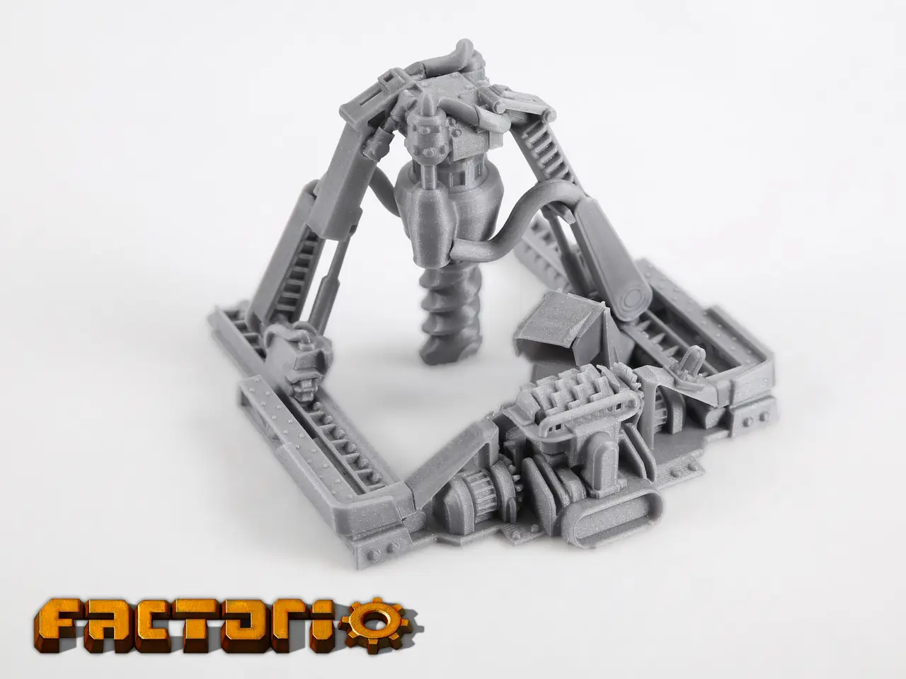 Factorio Electric Mining Drill — modelo 3D